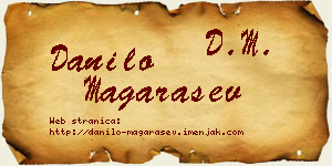 Danilo Magarašev vizit kartica